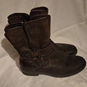 UGG Chocolate Leather Boots